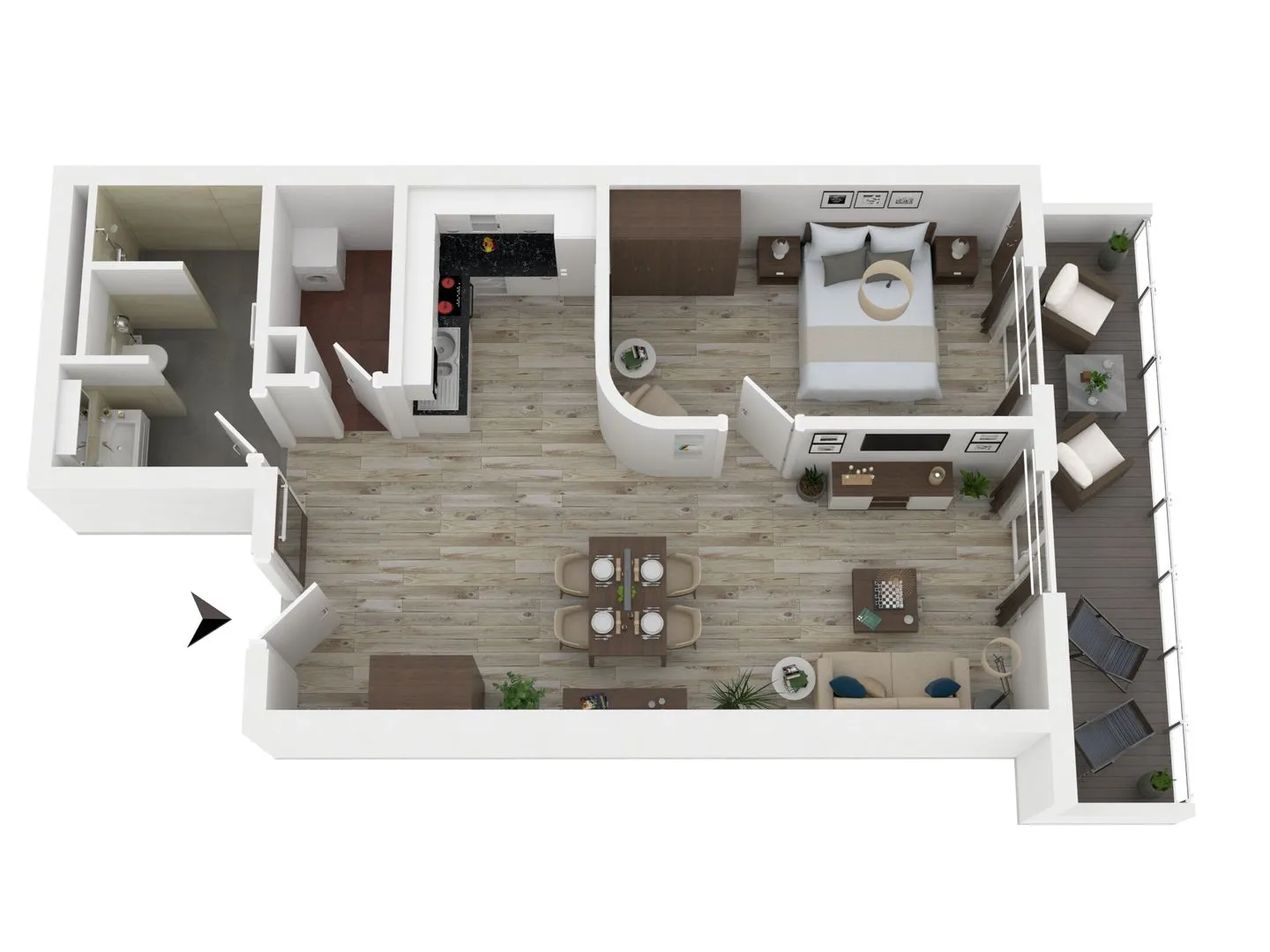 Magelan Suite Wustrow - Grundriss
