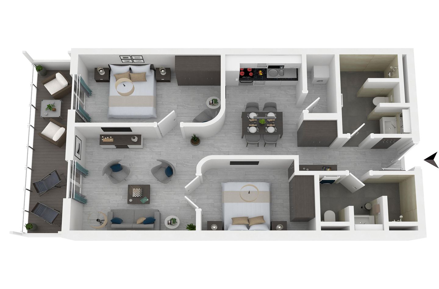  James Cook Suite  - Grundriss