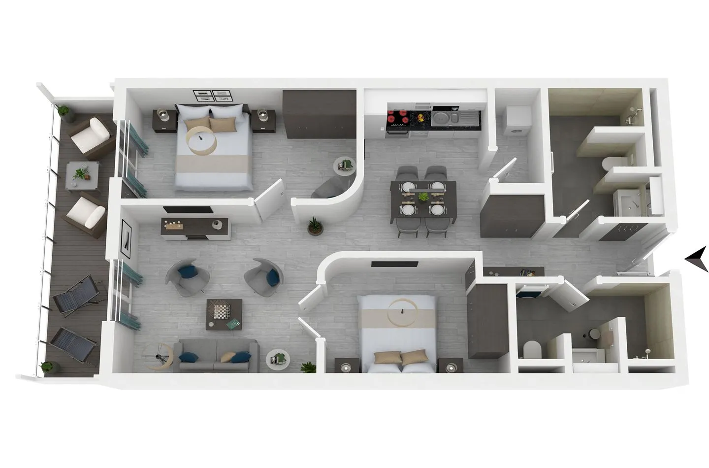  James Cook Suite Wustrow - Grundriss