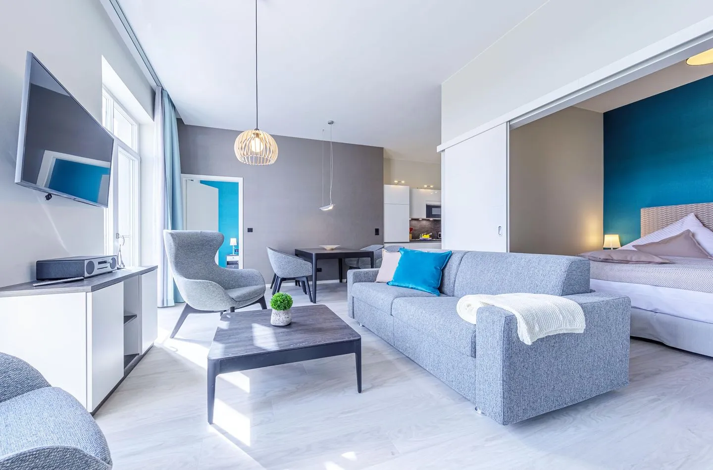 Ostseeperle Wustrow - Wohnzimmer