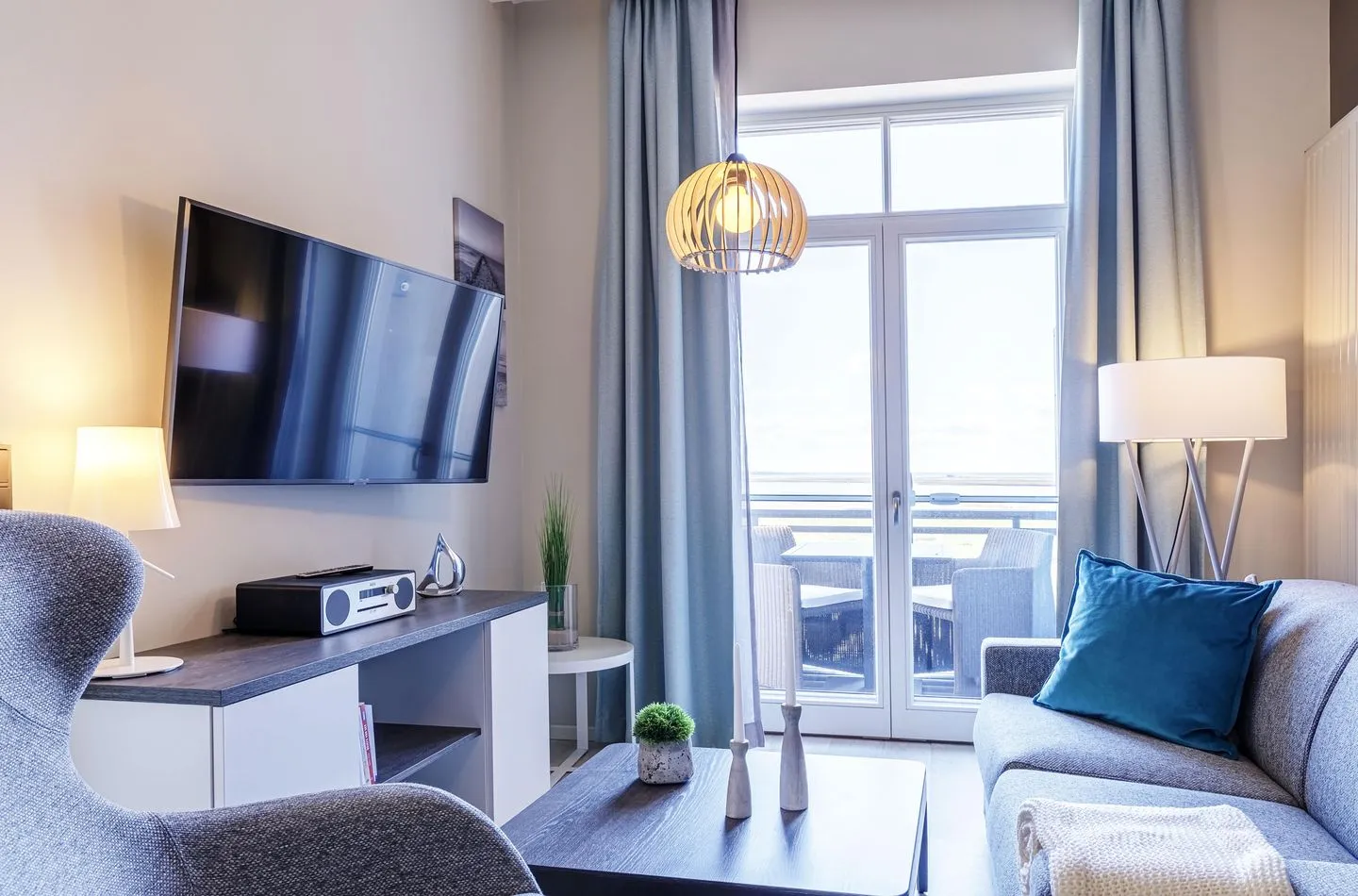 Ostseestern Wustrow - Wohnzimmer