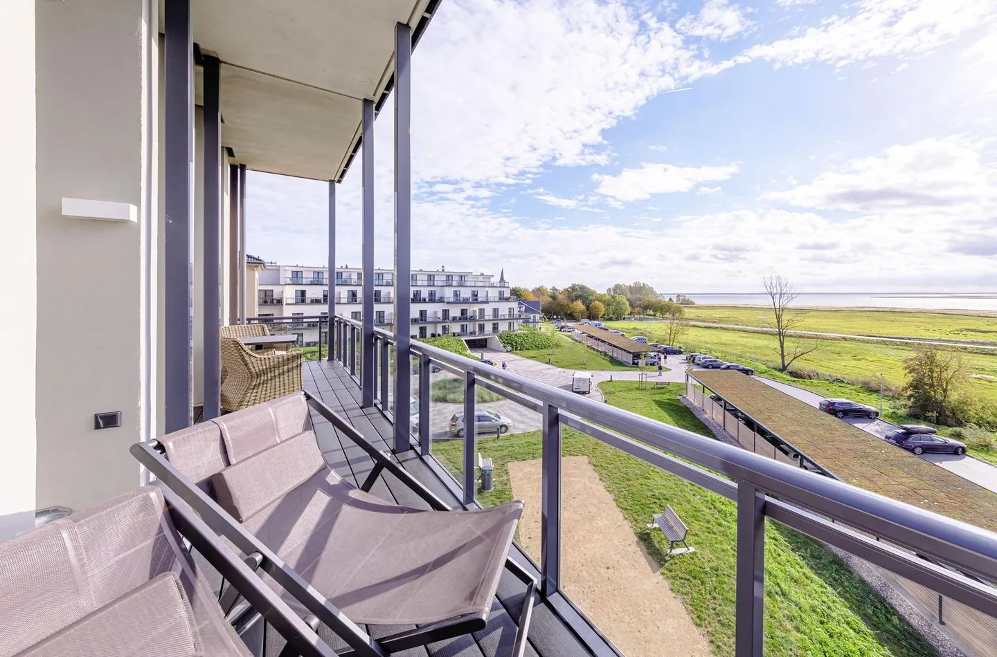 Ostseepanorama Wustrow - Balkon