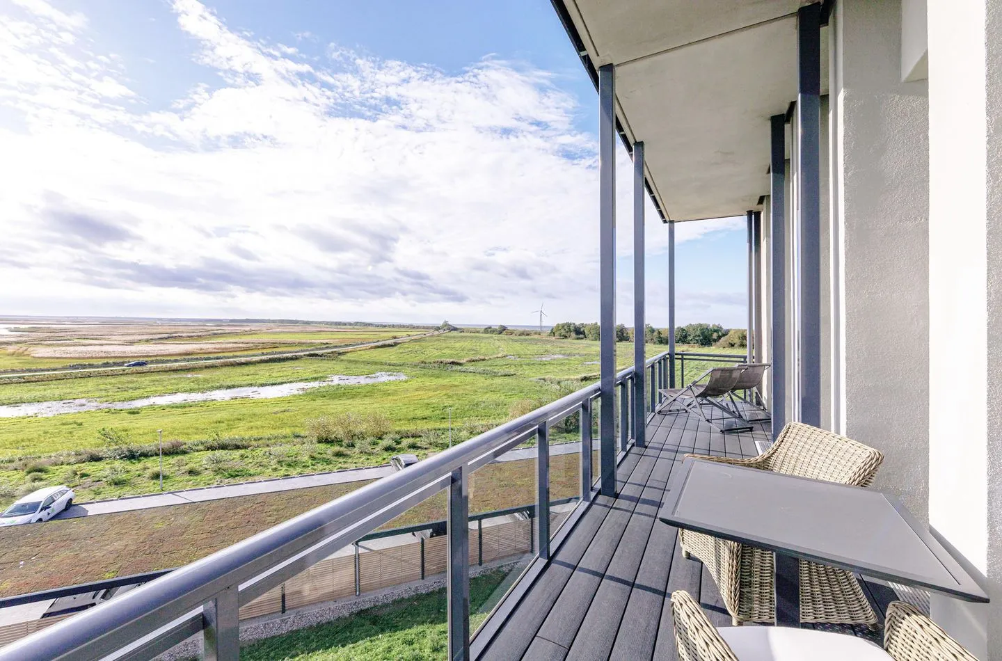 Ostseepanorama Wustrow - Balkon