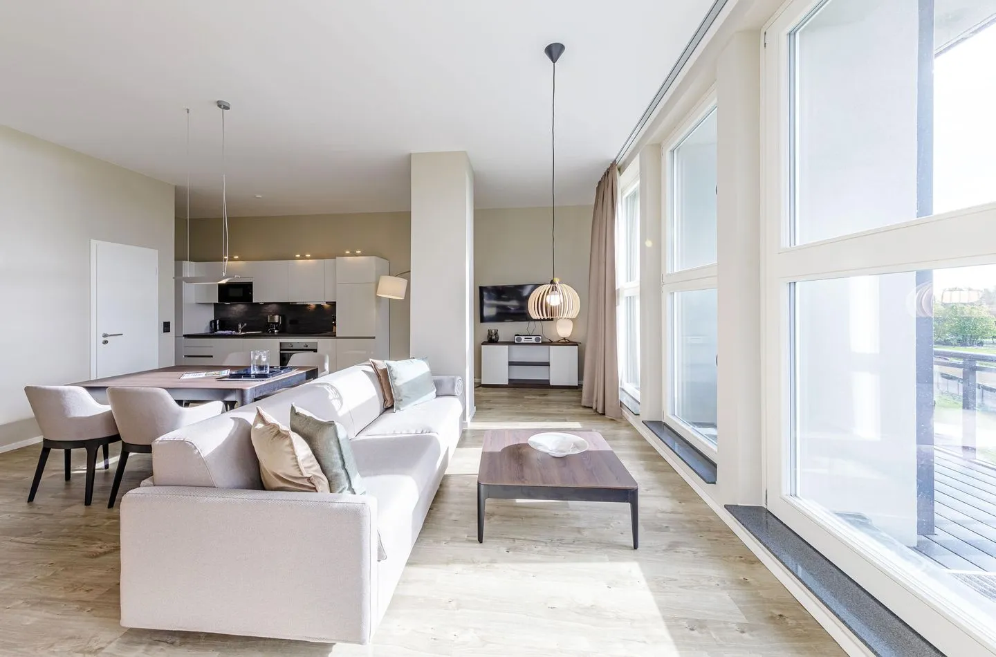 Ostseepanorama Wustrow - Wohnzimmer