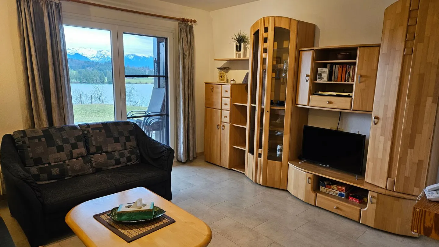 Feriendorf Hochbergle Haus 144 Lechbruck am See - Wohnzimmer