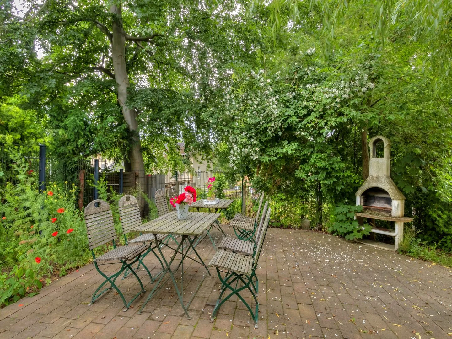 Haus Marie, Whg. 01 Heringsdorf - Grillbereich