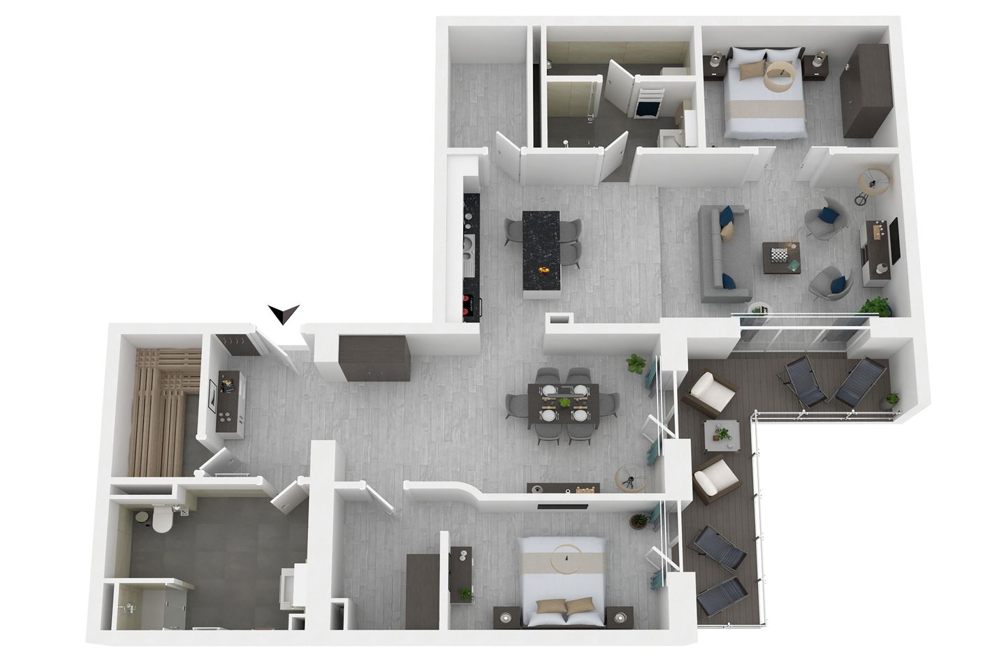 Ostseelounge Wustrow - Grundriss