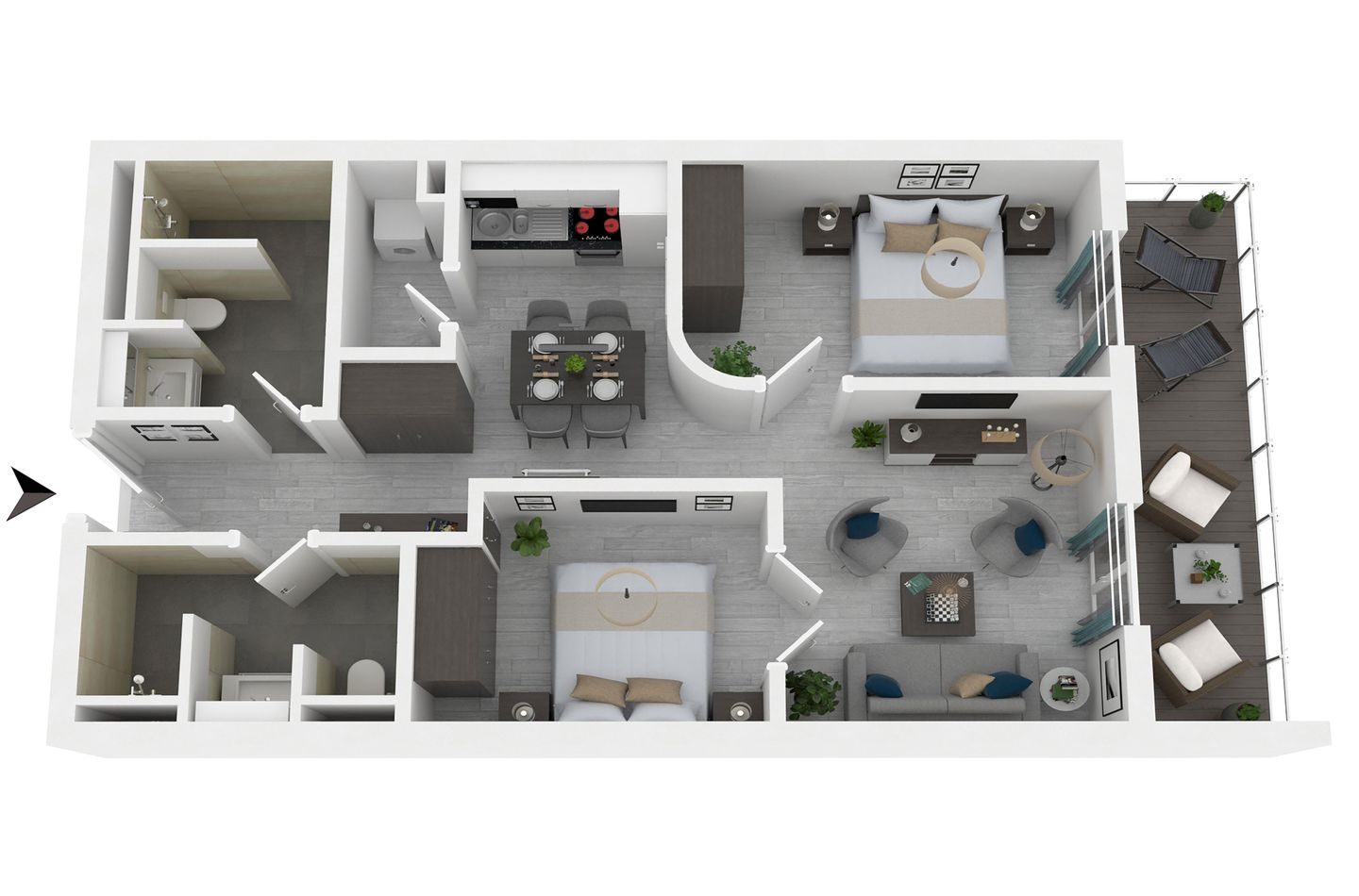 Boddensonne Wustrow - Ferienwohnung Boddensonne Ostseebad Wustrow ZweiWasser Alte Seefahrtschule Grundriss