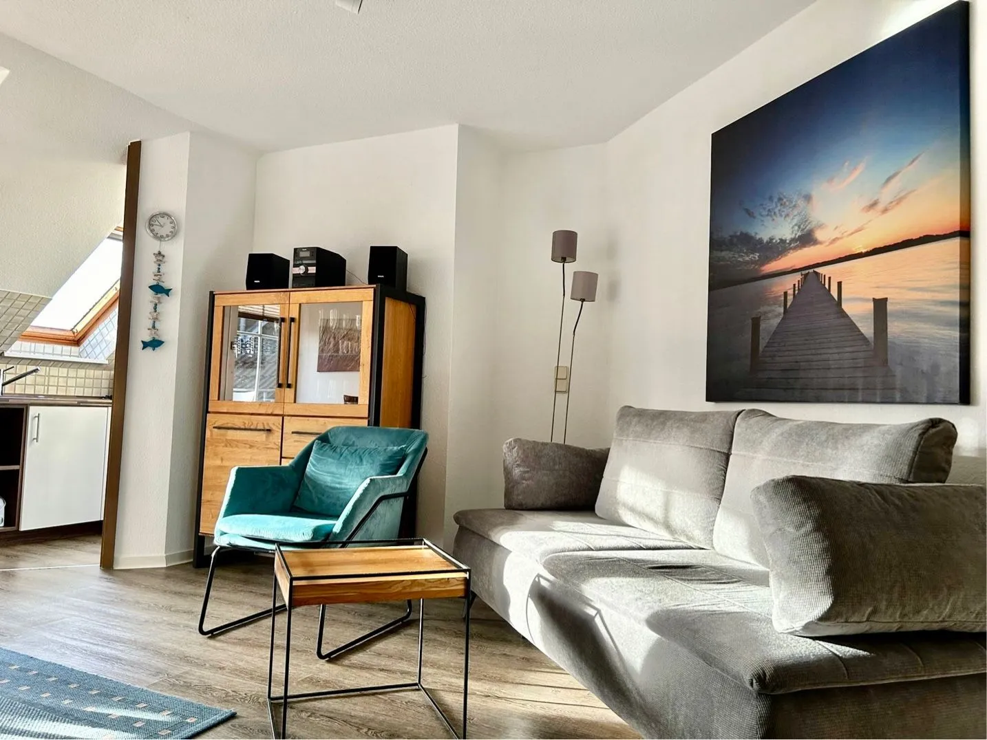 (TRA7) Ferienwohnung "Reichelt" Niendorf - Wohnzimmer