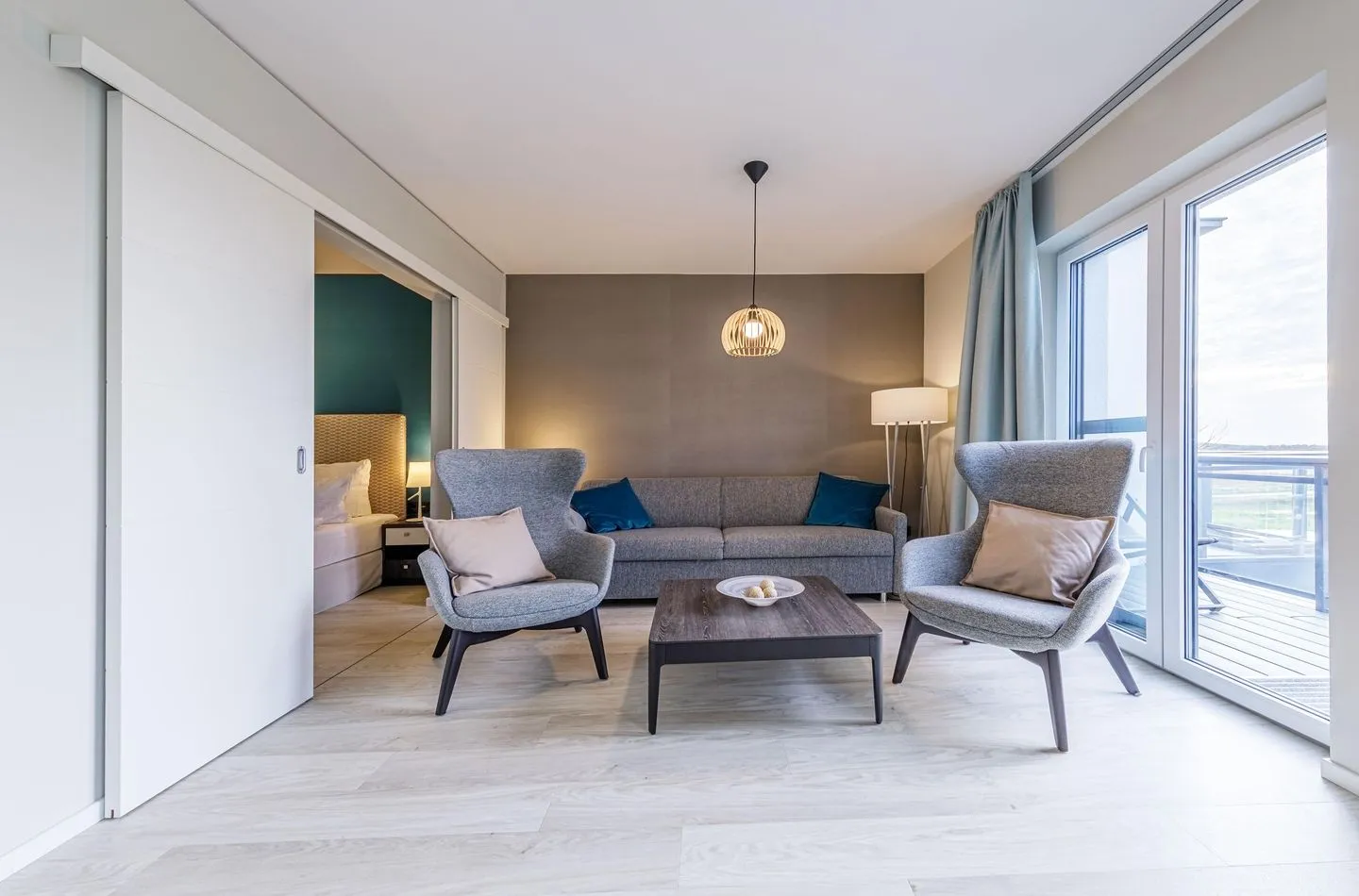 Boddenzauber Wustrow - Wohnzimmer