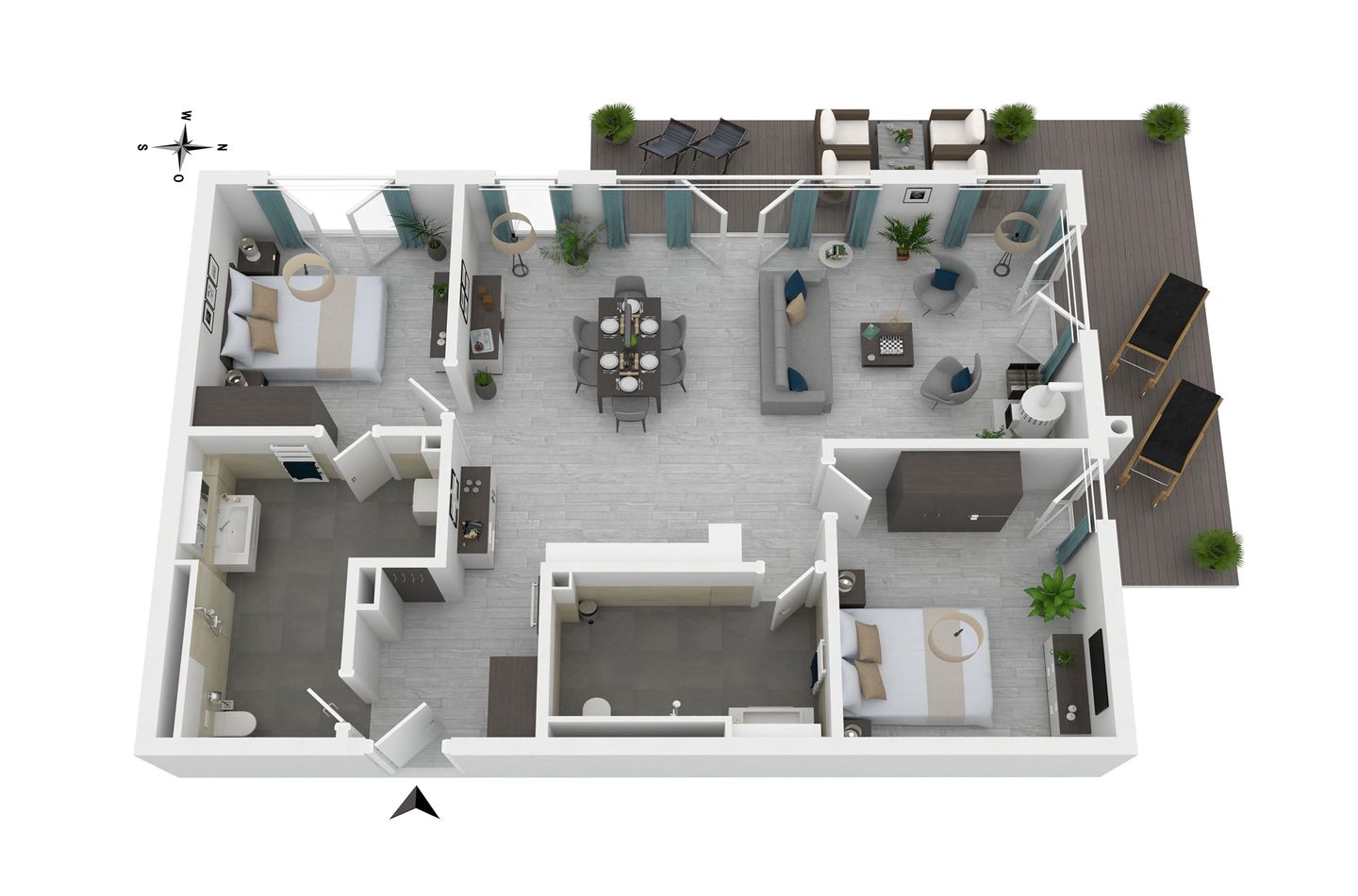 Strandflair Wustrow - Grundriss