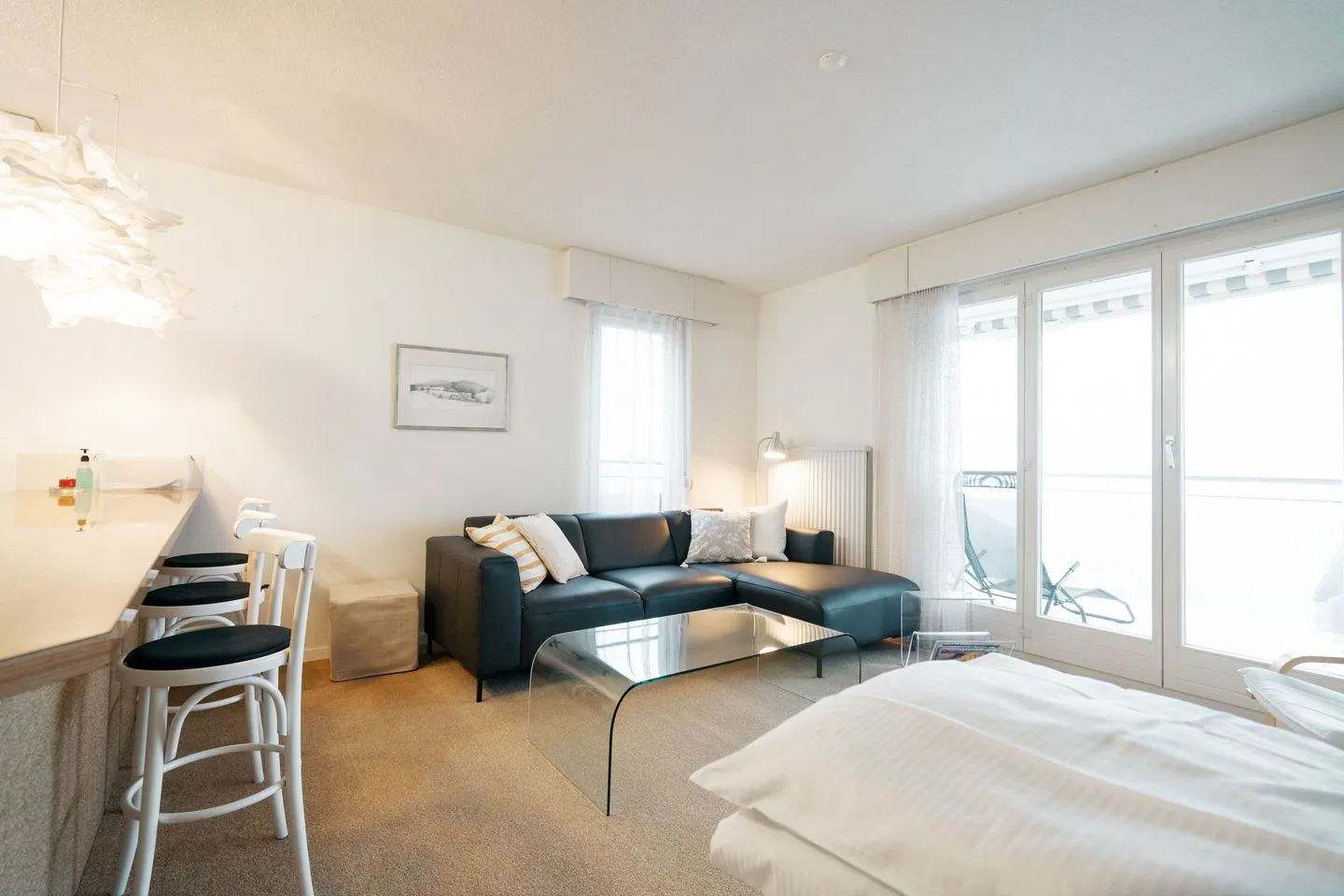 Apartment Morgensonne Amden - Wohnzimmer