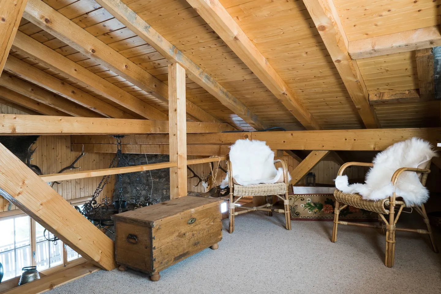Chalet Theresia Arvenbüel - Cozy seating area