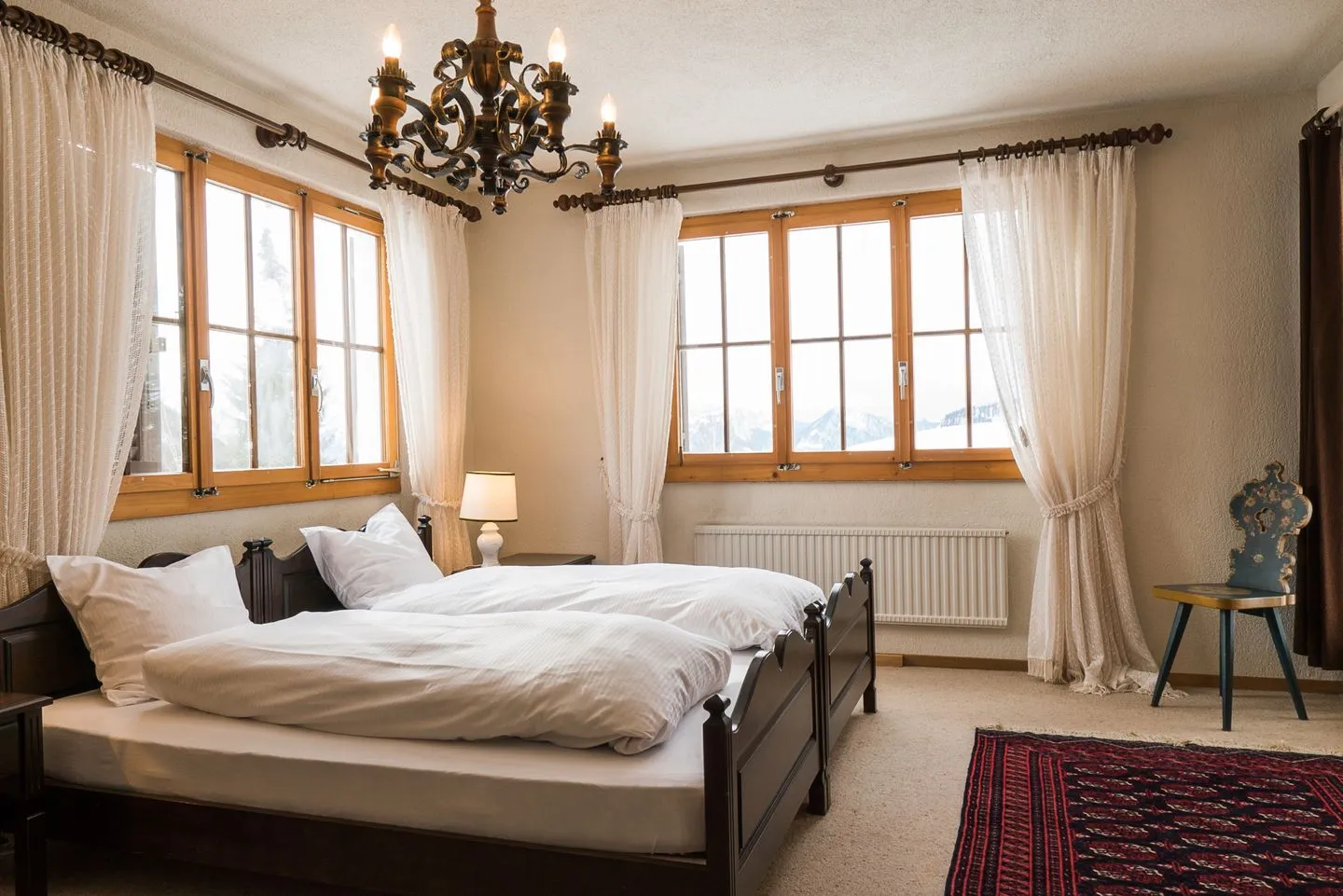 Chalet Theresia Arvenbüel - Cozy double bed