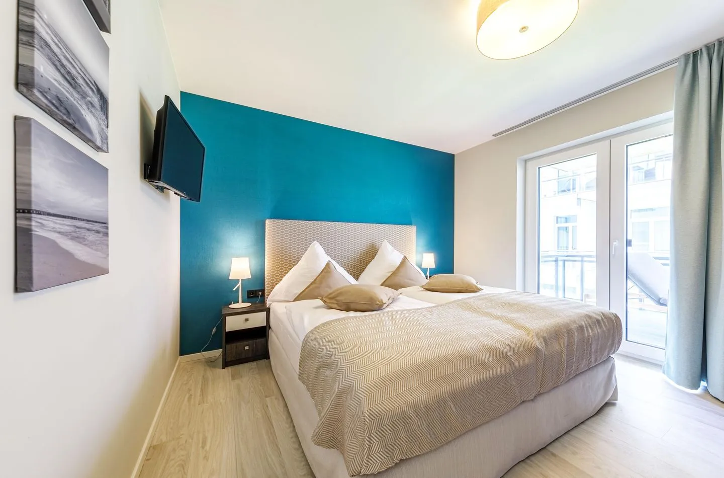 Große Strandmuschel Wustrow - Schlafzimmer
