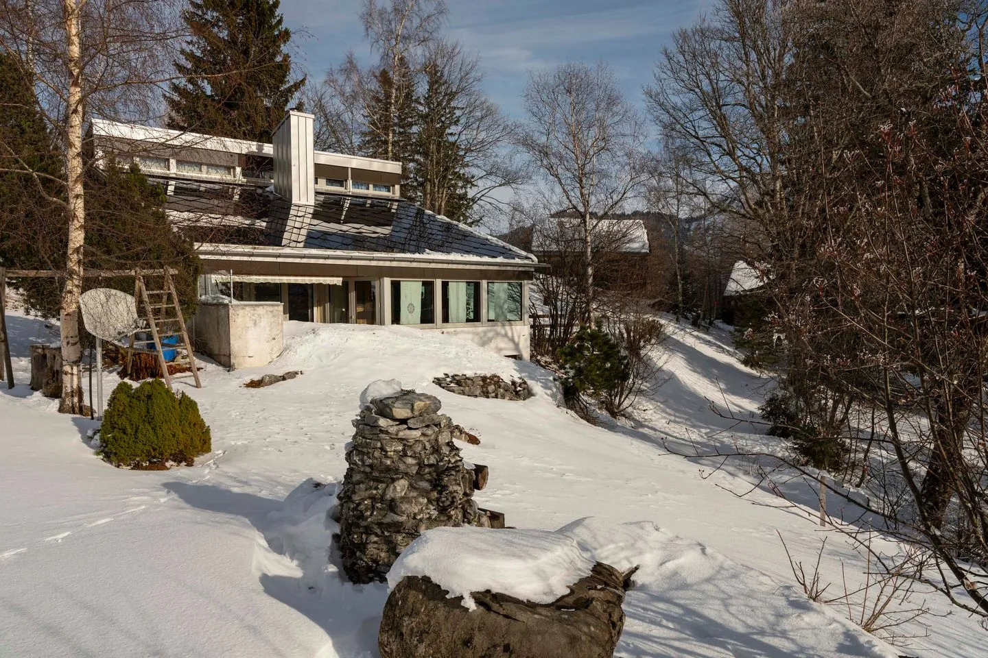 Ferienhaus Casa Chapf Arvenbüel - The house is wonderfully situated at the Chapf viewpoint