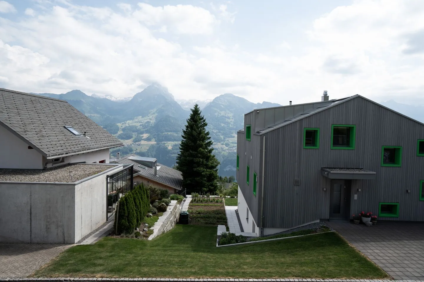 Haus Gmür - Zimmer im Erdgeschoss Amden - View on Mürtschenstock mountain