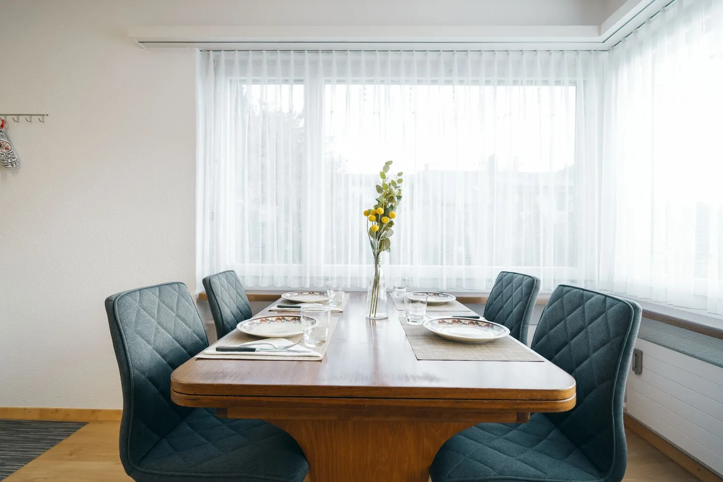 Apartment Im Aeschen Amden - Dining table with four seats