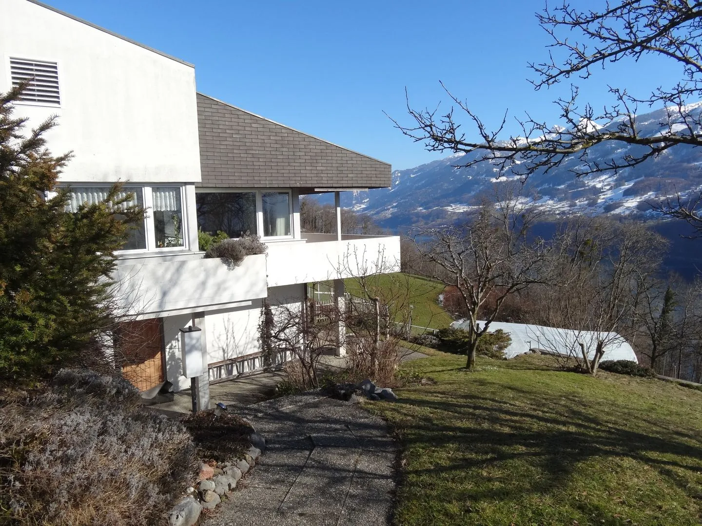Apartment Im Lehni Amden - Entrance to the holiday accommodation