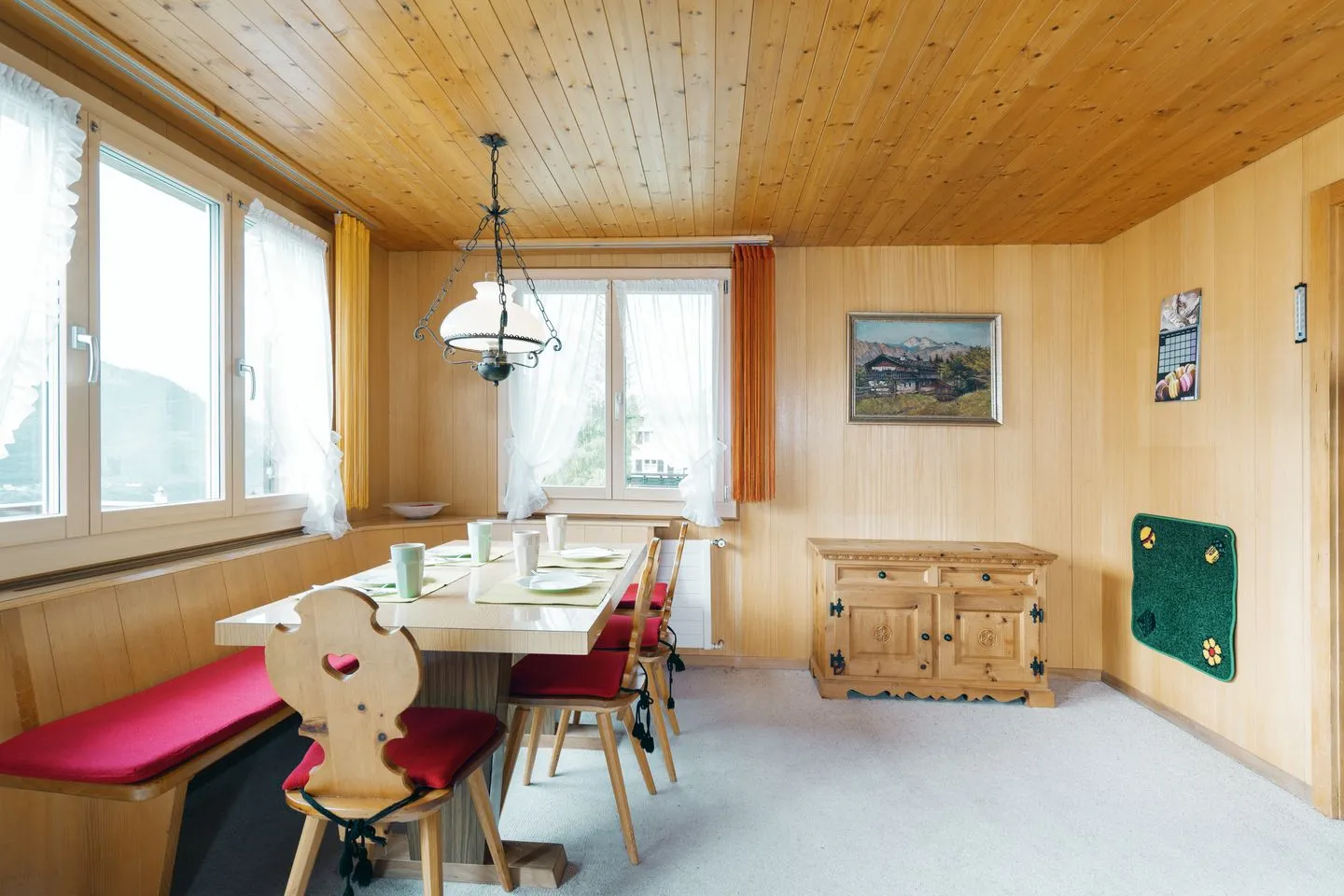 Chalet Biodola Amden - Charmanter Essbereich