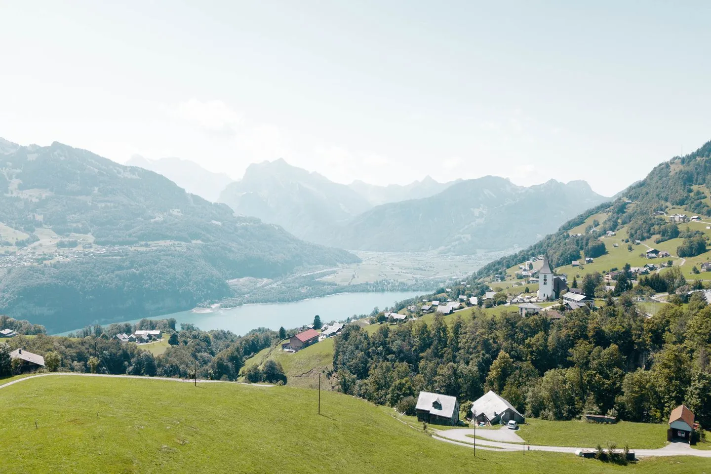 Apartment Schwendihaus Amden - Wonderful view of Lake Walensee and the mountains