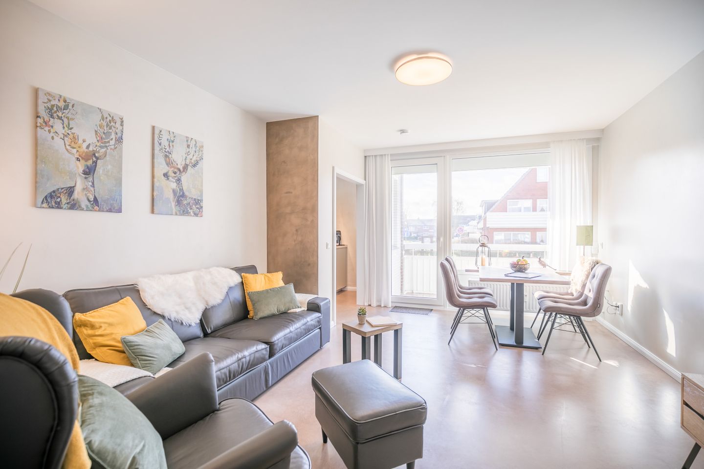 Nordseekante Whg. 381 Wohnzimmer