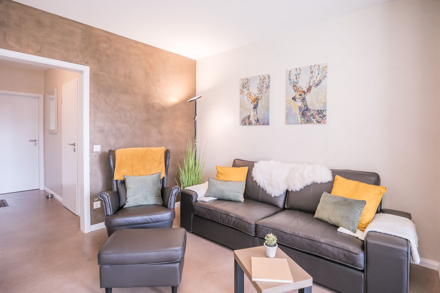 Nordseekante Whg. 381 Wohnzimmer