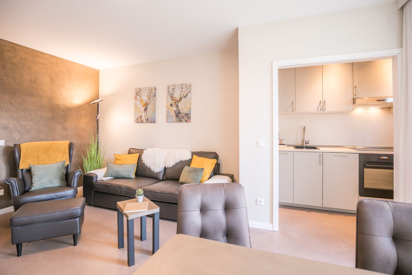 Nordseekante Whg. 381 Wohnzimmer