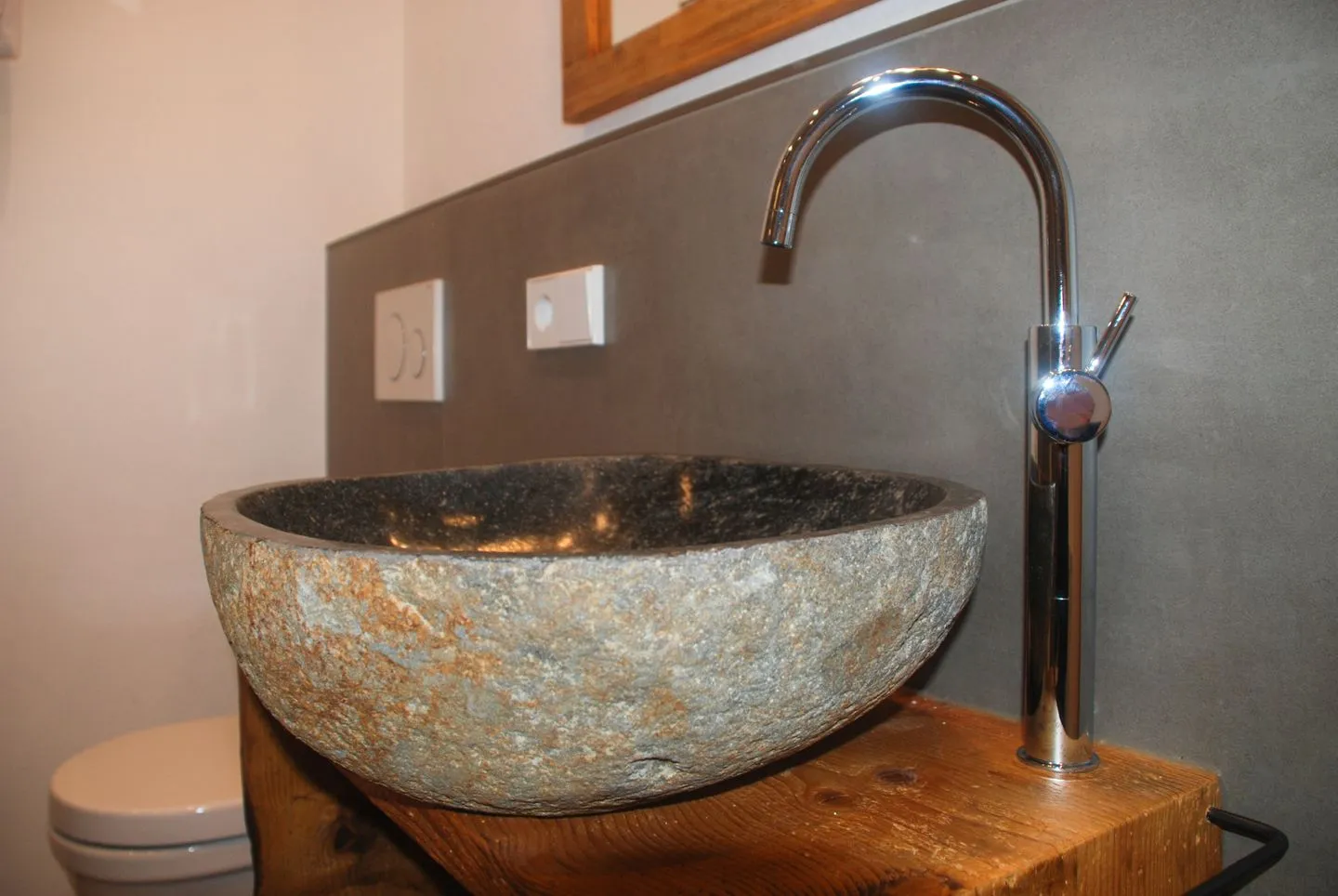 Bergzeit im Fuchsbau-Urspring Urspring - Badezimmer