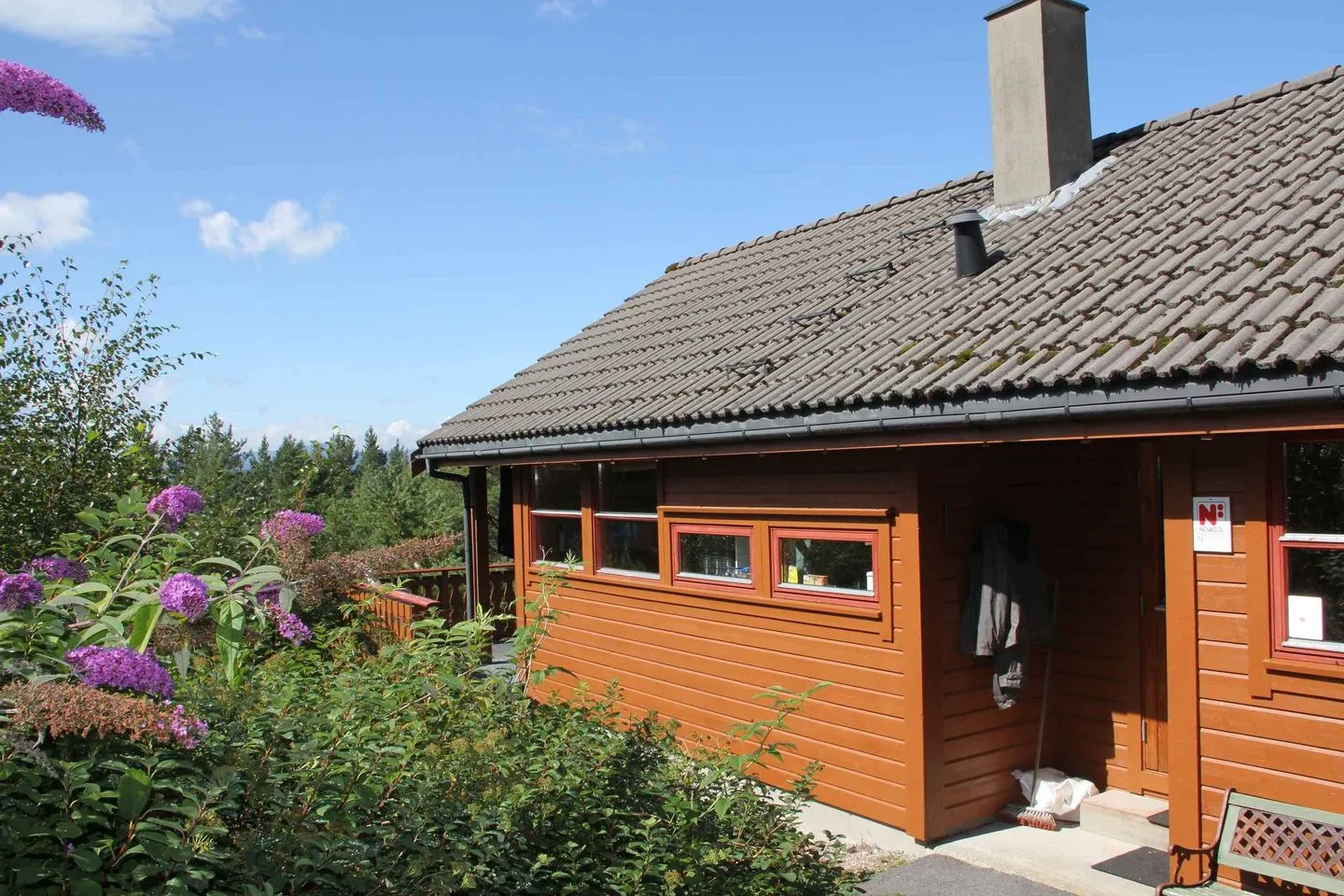 Fjordhytte-38 Rosendal - Fassade / Eingang