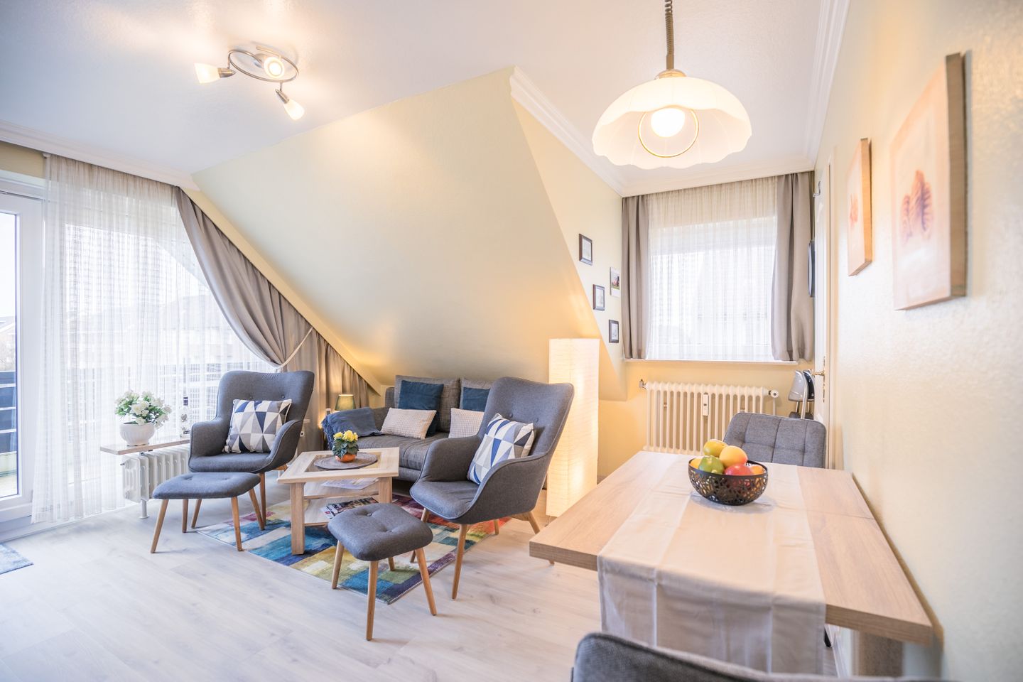 Haus Neptun, Whg. Nicola Wohnzimmer