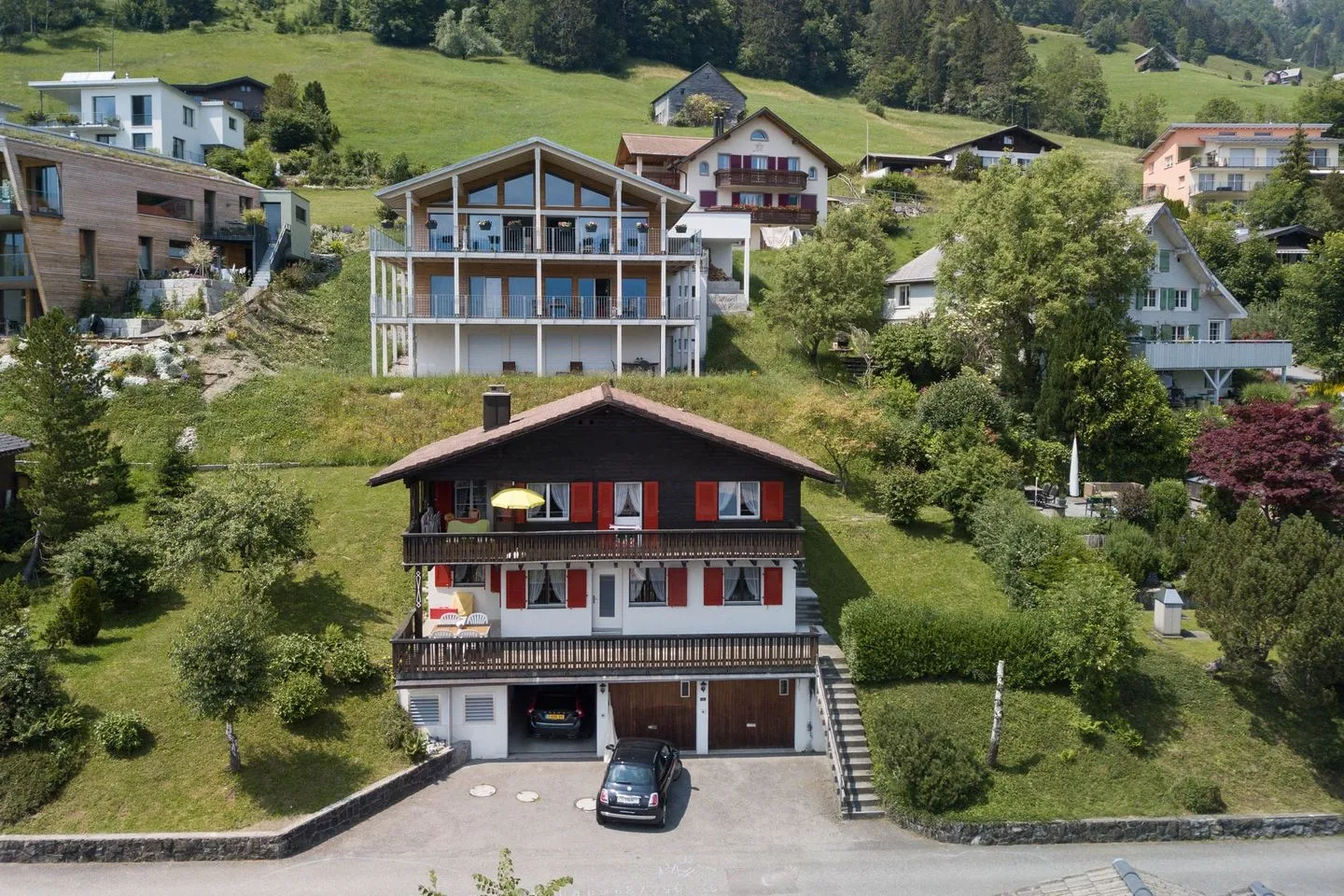 Apartment Bergdohle Amden - Apartment Bergdohle Drohnenbild