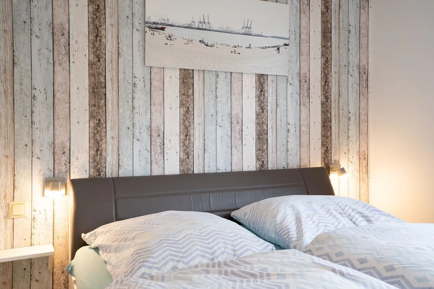 (AMW8d) Ferienhaus Moin Niendorf - Schlafzimmer