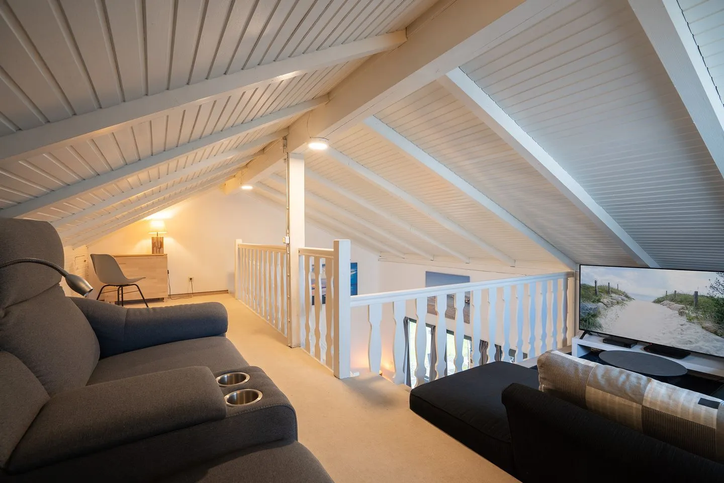 (AMW8d) Ferienhaus Moin Niendorf - Wohnzimmer