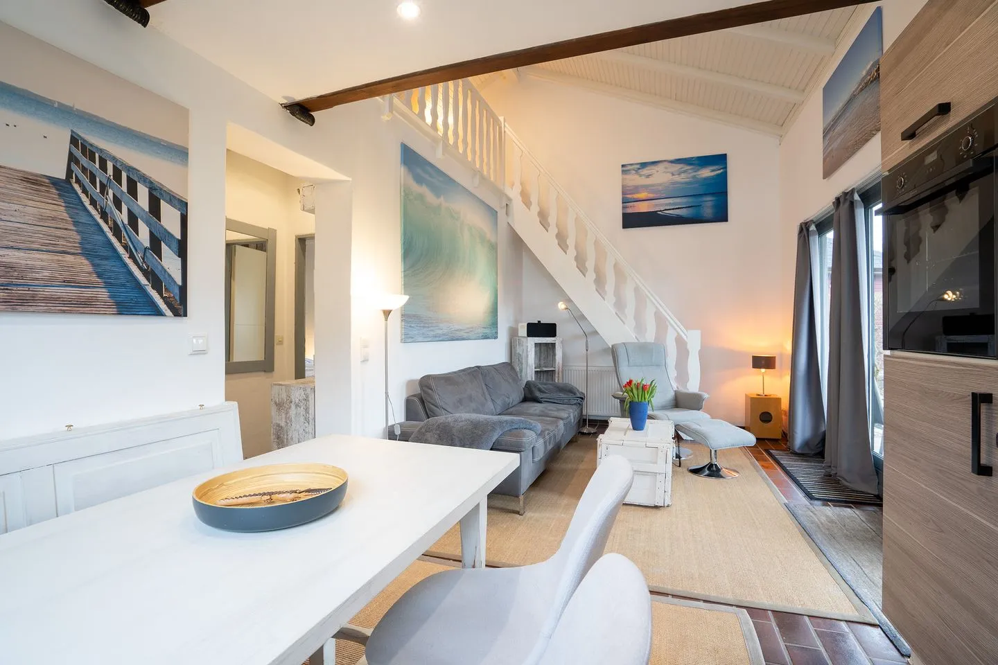 (AMW8d) Ferienhaus Moin Niendorf - Wohnzimmer