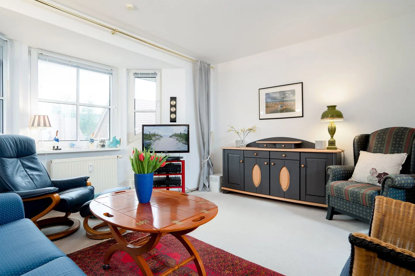 (OST29c) Ferienwohnung "Urlaubsglück" Niendorf - Wohnzimmer