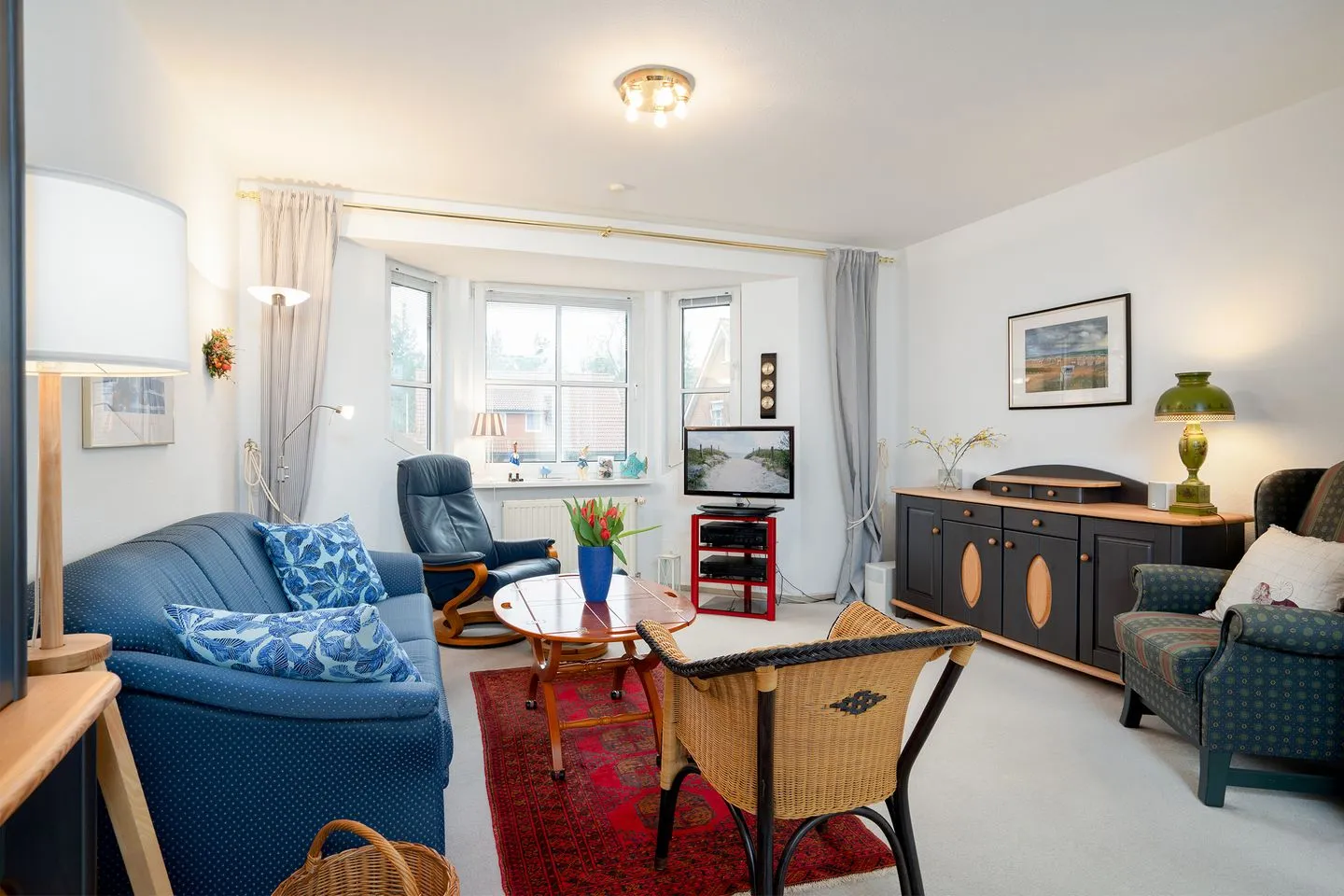 (OST29c) Ferienwohnung "Urlaubsglück" Niendorf - Wohnzimmer