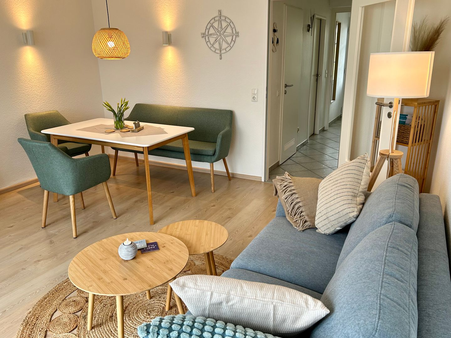 Ferienwohnung für vier Gäste mit Meerblick und Terrasse in Pelzerhaken