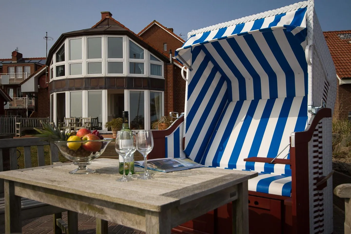 Ferienhaus *Traumblick* Wittdün auf Amrum - Gartenblick