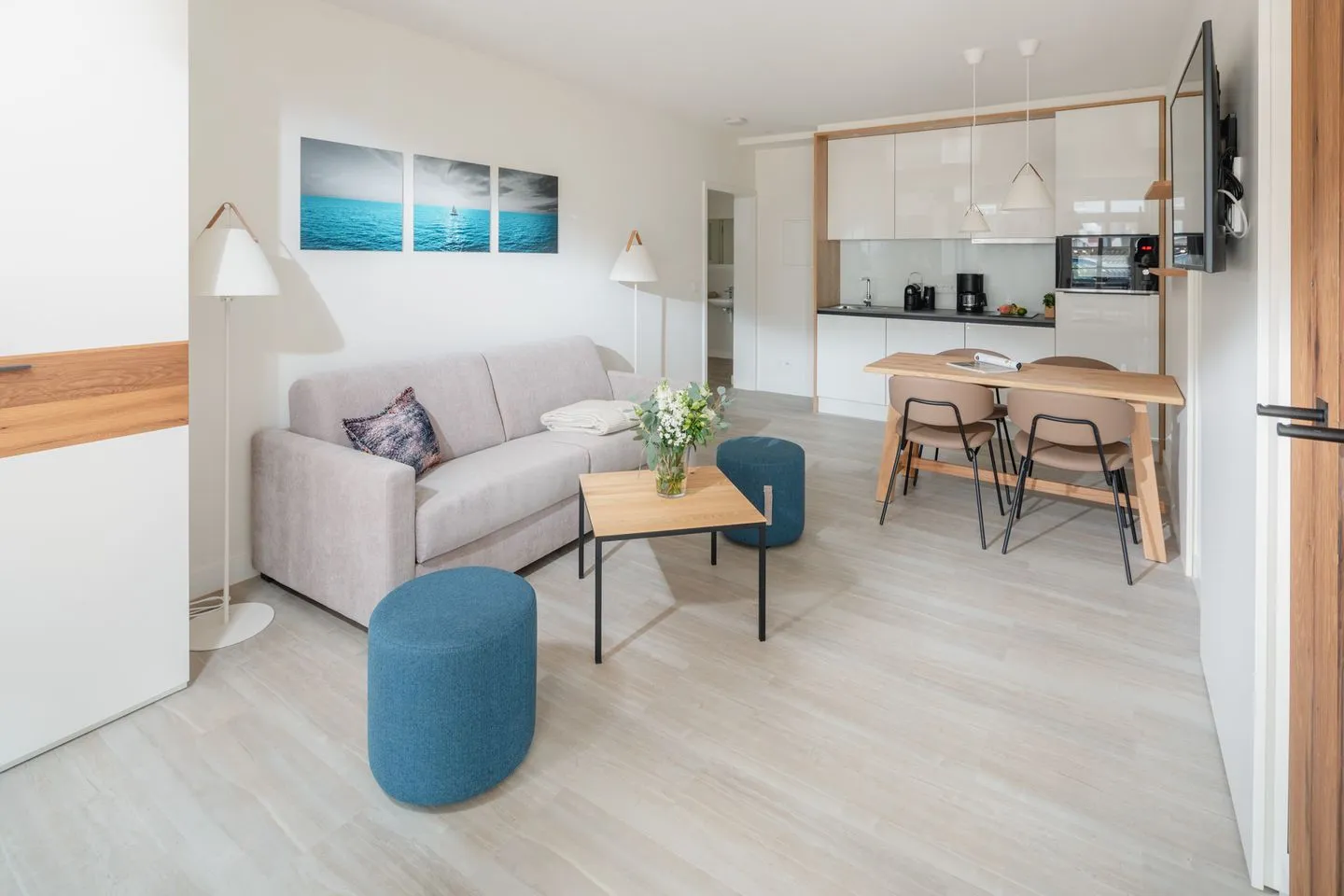 Nordstrandperle Ap. S4 Norderney Nordsee - Wohnzimmer