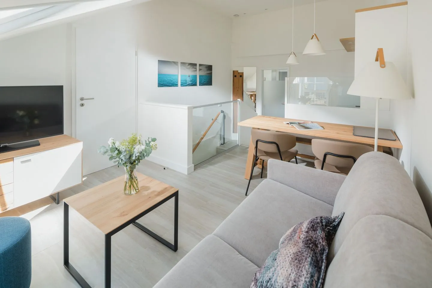 Nordstrandperle Ap. O10 Norderney Nordsee - Wohnzimmer