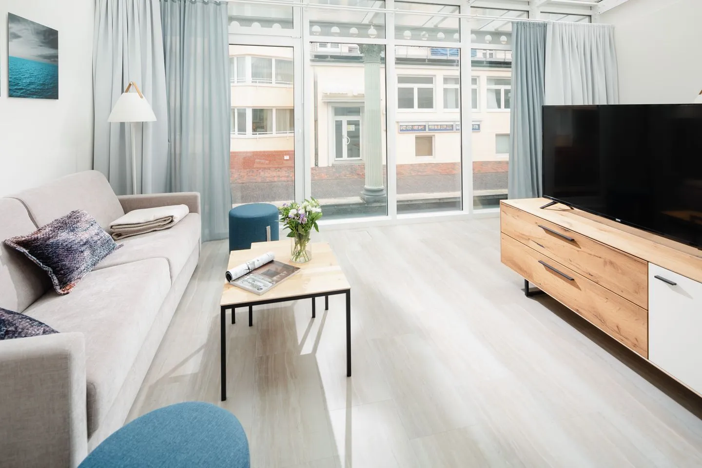 Nordstrandperle Ap. E4 Norderney Nordsee - Wohnzimmer