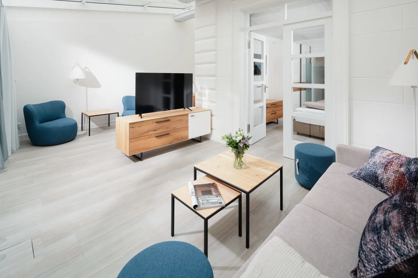 Nordstrandperle Ap. E4 Norderney Nordsee - Wohnzimmer