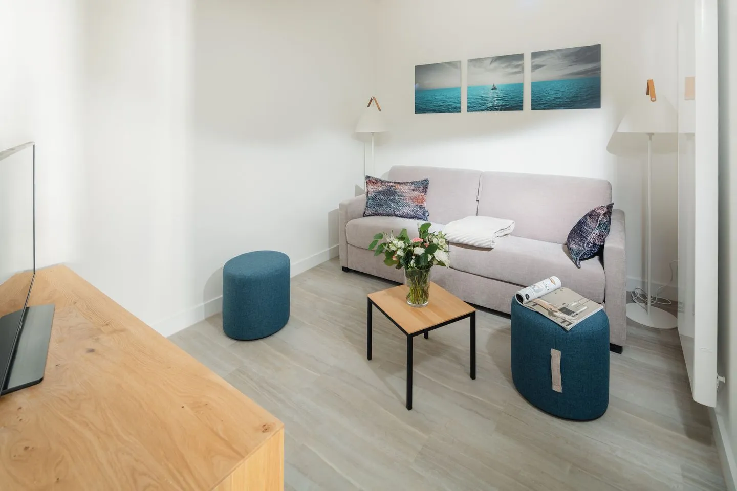 Nordstrandperle Ap. H4 Norderney Nordsee - Wohnzimmer