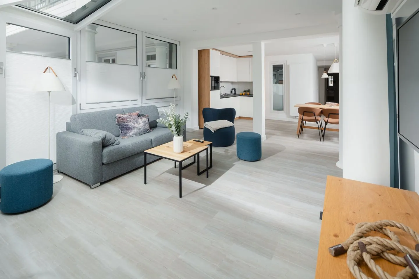 Nordstrandperle Ap. H12 Norderney Nordsee - Wohnzimmer
