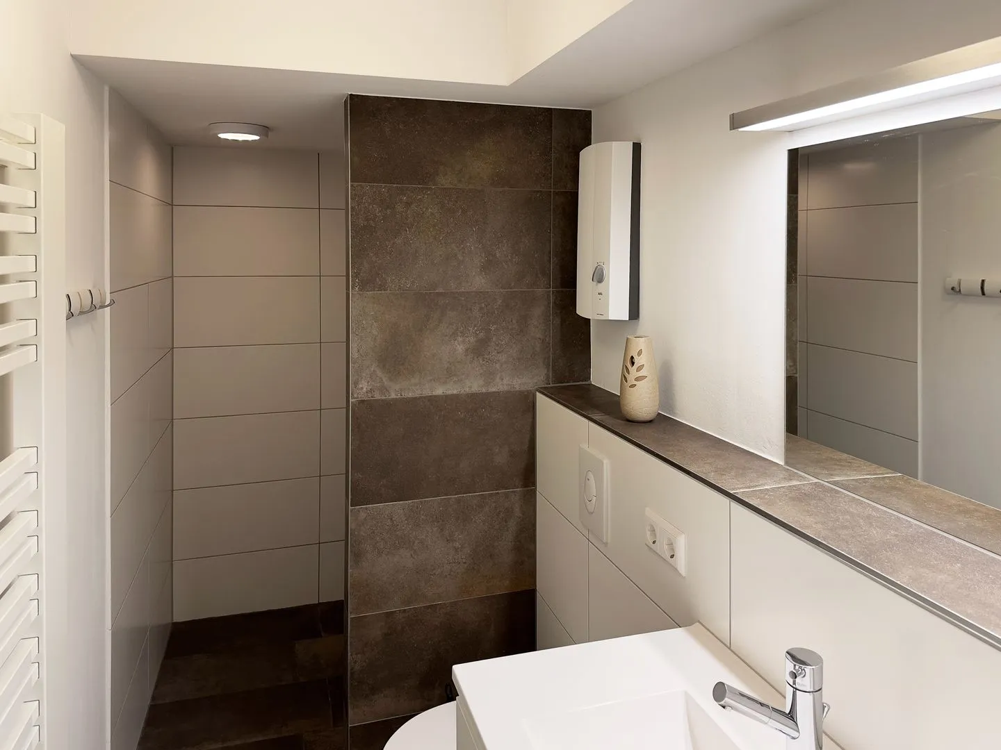 Haus Diana Ferienwohnung „Agnes" Wittdün auf Amrum - Badezimmer 1 der Ferienwohnung Agnes im Haus Diana in Wittdün auf Amrum