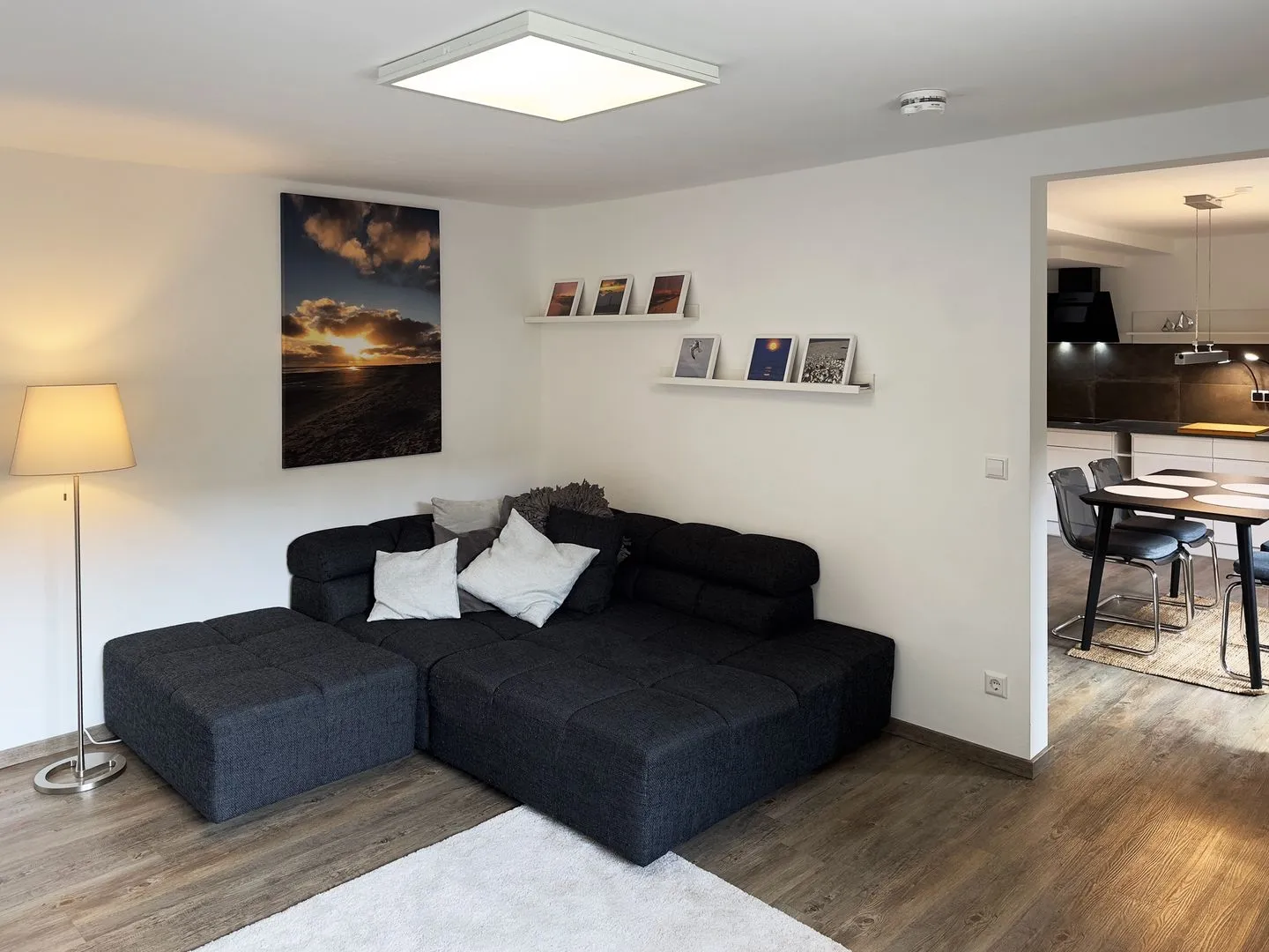 Haus Diana Ferienwohnung „Agnes" Wittdün auf Amrum - Wohnzimmer der Ferienwohnung Agnes im Haus Diana in Wittdün auf Amrum