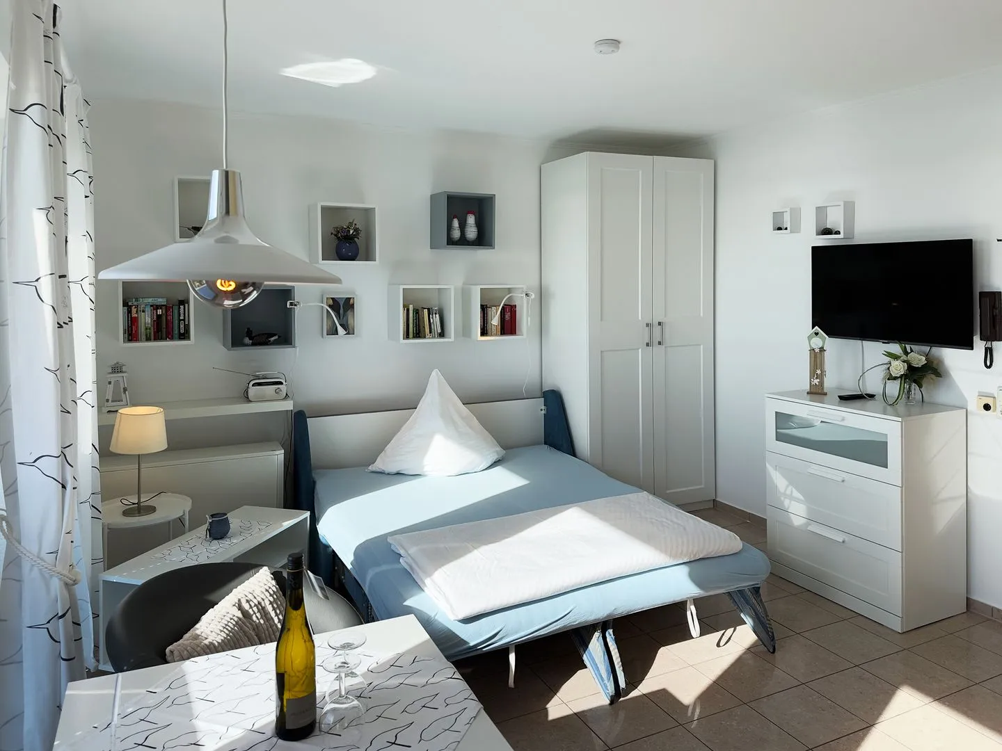 Haus *Südspitze 34* Ferienwohnung „Südspitze 34/23 - Schlieter" Wittdün auf Amrum - Schlafzimmer