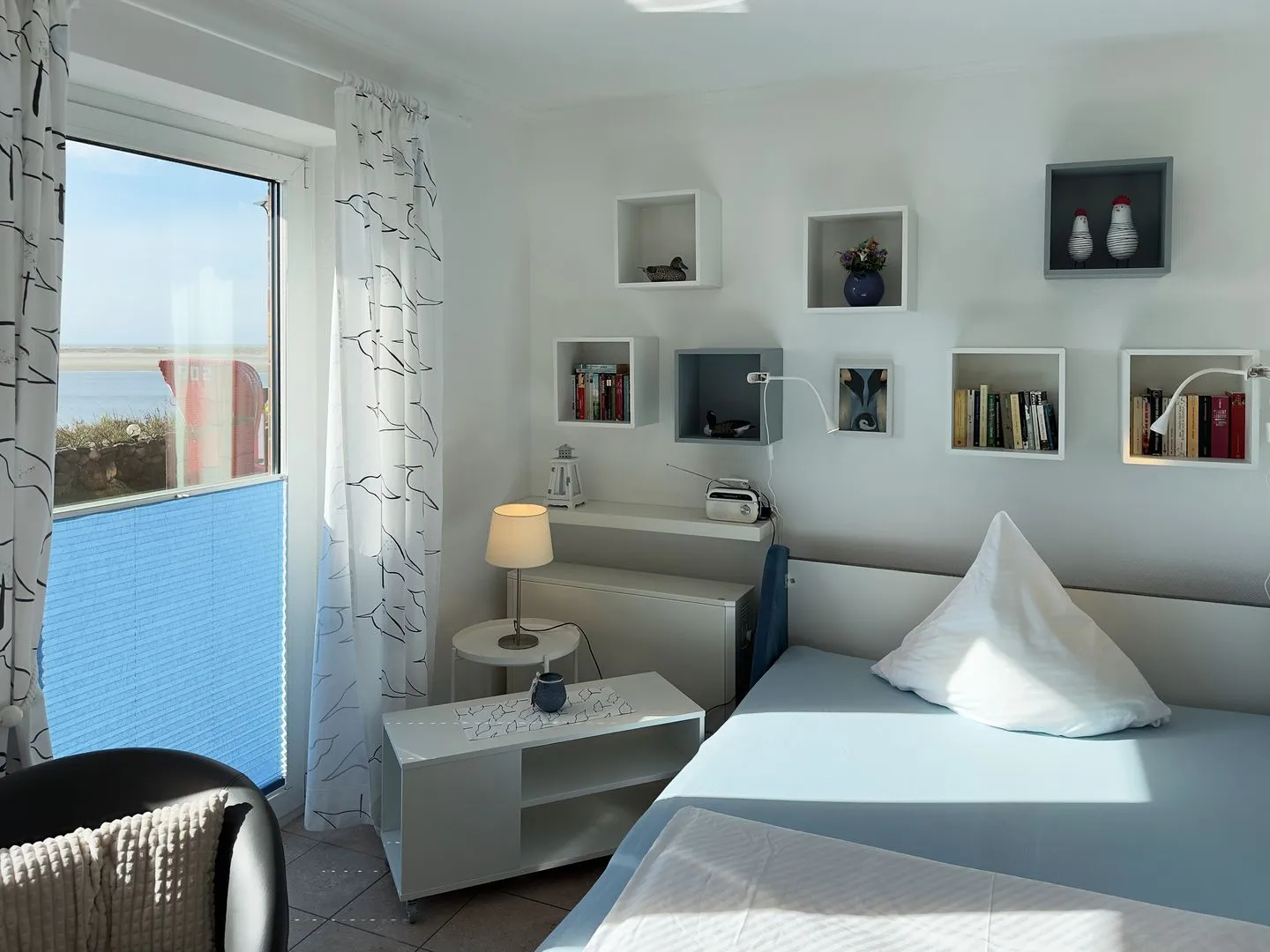 Haus *Südspitze 34* Ferienwohnung „Südspitze 34/23 - Schlieter" Wittdün auf Amrum - Schlafzimmer
