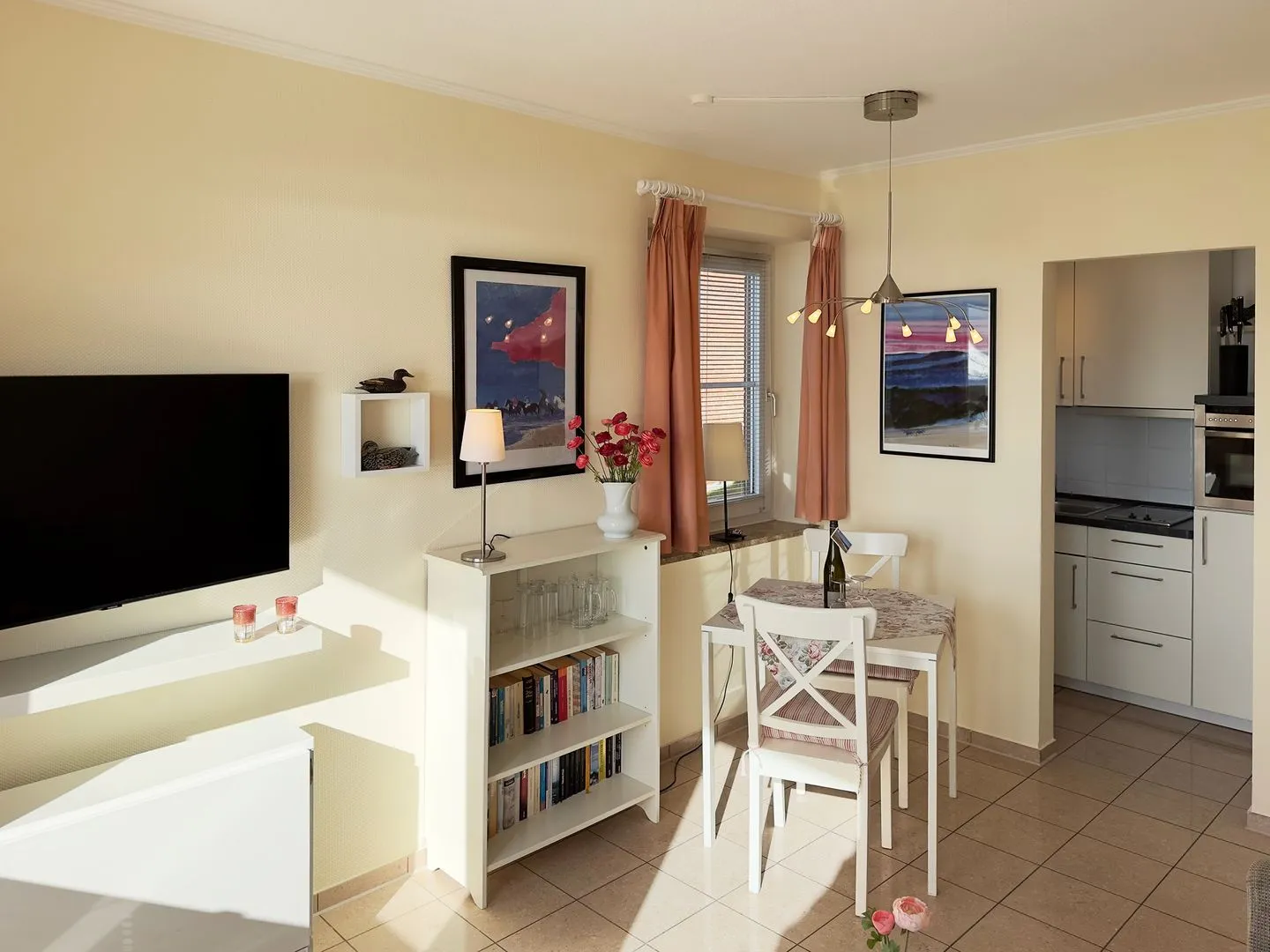 Haus *Südspitze 34* Ferienwohnung „Südspitze 34/24 - Schlieter" Wittdün auf Amrum - Wohnzimmer